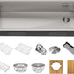 KRAUS Kore Workstation 45-inch Undermount 16 Gauge Stainless Steel Kitchen Sink, Single Bowl Kitchen Sink with Accessories, KWU120-45