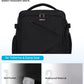 ECOHUB 30L Carry on Travel Backpack for Men Women 18x14x8, 17 inch Expandable Airlines Personal Item Bag Water Resistant Laptop Backpack Flight Approved with USB Slot & Wet Pocket, Black