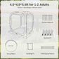 East Oak Screen House Tent Pop-Up, Portable Screen Room Canopy Instant Screen Tent 4 x 4 FT with Carry Bag for Patio, Backyard, Deck & Outdoor Activities, Beige