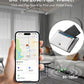 Ultra-Thin Air Tag Wallet Tracker Card 0.07in IP68 Waterproof Bluetooth Tracker for Wallets, Passport, Work with Apple Find My, Wireless Charging, Anti-Loss Card Locator [Apple MFi Certified] iOS Only