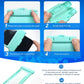 wellhouse Waterproof Phone Pouch, Waterproof Phone Case for iPhone 16 15 14 13 12 Pro Max XS Samsung, IPX8 3D Cellphone Dry Bag Beach Essentials (2 Pack -Earl Blue & Green 7.0", 7 inch)