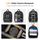 K&F CONCEPT Lightweight Camera Backpack Bag, Professional Photography Bag Compatible with Canon/Nikon/Sony Camera and Lens Accessories, Camera Case with Tripod Strap & Rain Cover