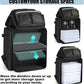 HAMBOLY Fishing Backpack with Rod Holders, 40L Tackle Box Backpack for Fishing Gear, Waterproof Fishing Bag for Men