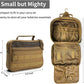 VELVEBAG Toiletry Bag for Men, Mens Travel Bag Toiletry Organizer Dopp Kit Waterproof Bathroom essentials Hanging Shaving toiletries Bag for Men Travel for Cosmetic,Toiletries Accessories, Khaki - Roamly