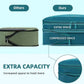 BAGAIL 4 Set/6 Set/8 Set Compression Packing Cubes Travel Accessories Expandable Packing Organizers (Square Mesh, 06-Teal)