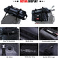 Waterproof Duffel& Luggage Bag - Motorcycle Dry Bag Tail Saddle Bags with Roll Top Closure,Large Storage Space,for Camping, Kayaking, Fishing & Traveling(Black, 20L)