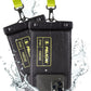 Pelican 2 Pack Marine - IP68 Waterproof Phone Pouch (Regular Size) Floating Waterproof Phone Case - Beach Cruise Ship Travel Essentials - Works w/All Phones - Detachable Lanyard - Black/Hi-Vis Yellow