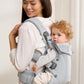BabyBjörn Baby Carrier Harmony, Light Gray, Woven Mélange, 3-in-1 Ergonomic Baby Carrier, Newborn, Facing-in, Outward-Facing, and Back Carrying Positions Supported (7-40 lbs), Newborn to Toddler