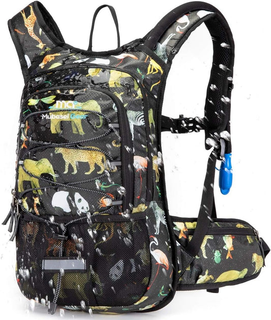 15L Insulated Hydration Backpack Pack with 2L Water Bladder Lightweight Hiking Backpack Bag for Women Men Daypack for Hiking Running Festival Camping Biking - Roamly