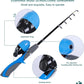 Urban Deco Kids Fishing Pole Kit 2 Pack, Portable Telescopic Kids Fishing Rod with Tackle Box, 2 Fishing Net and 2 Bucket for Beginners, Boys,Girls,Youth