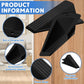 Frienda 2 Pcs Jumbo Door Stoppers Heavy Duty Door Stopper Tall up to 2inch Tall Wedge TPR Large Wedge Stackable Big Rubber Doorstop for Hotel Carpet Hardwood Concrete and Tile (Black)