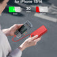 20000mAh Ultra-Portable-Charger-Power-Bank with Built in Cables&AC Wall Plug,PD20W USB-C Fast Charging Cell Phone Charger Battery Pack,LED Display Travel Battery Bank for All iPhone,Samsung,Android