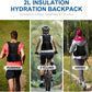 INOXTO Hydration Pack Backpack ，Water Backpack with 2L Leakproof Water Bladder, Running Hydration Vest for Man, Daypack for Cycling Motocross Climbing Trail Running