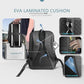 hk Laptop Backpack for Men with USB Charging Port Water-Resistant for 17.3 Inch Computer Bag Durable High-Tech Daypack Casual Backpack for Business Work College Weekender Travel- Black