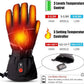 SNOW DEER Heated Motorcycle Gloves for Men Women, Electric Glove Rechargeable Battery Heated Hand for Motorcycle Biking Hunting Arthritis Skiing Working