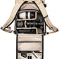 WANDRD All New PRVKE 15L V4 Camera Backpack: Built-In Camera Cube Travel Backpack with Quick Side Access, Rolltop Expansion, Clamshell Opening, Magnetic Tote Handles
