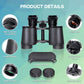 10x25 High Powered Binoculars for Adults, Waterproof Compact Binoculars with Low Light Vision for Bird Watching Hunting Football Games Travel Stargazing Cruise with Carrying Bag