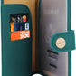 ZOPPEN Passport Holder Women, Passport Cover Travel Wallet Rfid Blocking Passport Wallet Cover Case Travel Essentials Document Organizer, Tea Green