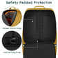 Car Seat Travel Bag - Padded Car Seat Carrier with Steel Cable Handle and Reflective Stripes, Large Durable Airport Gate Check Bag with Shoulder Strap