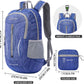 ZOMAKE 25L Ultra Lightweight Packable Backpack, Foldable Hiking Backpacks Water Resistant Small Folding Daypack for Travel(Dark Blue)