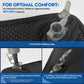 Professional Comfortable 3D Travel Seat Cushion, Air Inflatable Pressure Relief Seat Cushion Optimal Support for Long Sitting