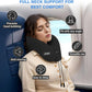 Travel Pillow, Neck Pillow Airplane, Plane Pillow Memory Foam Travel Neck Pillow with 360° Head and Neck Support, Portable Travel Essential Suitable for Airplane, Car, Train, or Bus Trip