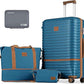 Joyway 28 Inch Luggage with Spinner Wheels, Lightweight Hard Shell Large suitcase, 3 Piece Luggage Sets with TSA Lock, Blue