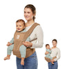Ergobaby Alta 2-in1 Hip Seat and Carrier - All-Position Breathable Mesh Baby Carrier for 4 Months to 48 Months (12lbs - 45lbs) - SoftFlex™ Mesh - Camel Brown