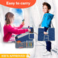 PILLANI Kids Travel Tray for Car - Car Seat Tray for Kids Travel, Road Trip Essentials Must Haves - Carseat Table Roadtrip Activities - Toddler Lap Desk Organizer for Airplane - Kids Travel Essentials