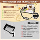 Kids Travel Tray for Airplane - Toddler Car Seat Table Tray, Road Trip Essentials for Boys & Girls, Carseat Lap Desk for Kids Road Trip Activities, Cute Kitten