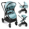 Lite 2.0 Baby Stroller with Newborn Mode, 2-in-1 Foldable Infant Stroller with Reversible Seat and UPF 50+ Canopy