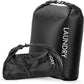 Travel Laundry Bag, Vacuum Compression Dirty Clothes Travel Bag Waterproof Wet Dry Bags Large Capacity Space Saver Bags Reusable Camp Clothes Organizer for Sports College Dorm Laundromat (1 Pcs )Black