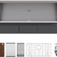 31.5-Inch Undermount Kitchen Sink Workstation, 16 Gauge 304 Stainless Steel Single Bowl Kitchen Sink with Cutting Board, Drying Rack, Roll-Up Rack and Drain Assembly
