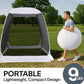 Alvantor Pop Up Screen House Gazebo with Mosquito Netting, Instant UV Resistant Sun Shelter for Patio & Backyard, Portable Canopy Tent for 2-10 Person