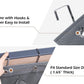 2 Pack Minimalist Black Over The Door Hanging Closet Shoe Holder Organizer with 6 Pockets (Mesh Pockets)
