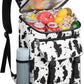 Cooler Backpack Soft Insulated Leak Proof 30 Cans Insulated Backpack Cooler Portable Picnic Camping Beach Hiking BBQ Lunch Backpack for Men and Women -Cow Color