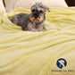 PHF Ultra Soft Fleece Blanket King Size, No Shed No Pilling Luxury Plush Cozy 300GSM Lightweight Blanket for Bed, Couch, Chair, Sofa Suitable for All Season, 108" x 90", Yellow