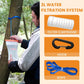 Water Filter Bottle Survival - 650/1000/2000ml Collapsible Water Bottle with NSF/FDA Certification with Filter Squeeze Water Filter Bottle Portable Water Filter Hiking Backpacking Camping