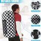 Positive Square Travel Laundry Bag Backpack, Portable with Adjustable Straps, Drawstring Closure & Mesh Pocket - Perfect for College, Apartment & Camping