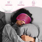 3D Contoured Sleep Mask with Bluetooth Headphones, Eye Masks for Sleep, Sleeping Mask with Ultra-Thin Stereo Speakers for Men, Women, Gifts - Rose Red