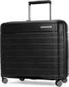 Samsonite Elevation Plus - Medium Hardside Luggage - Scratch Resistant Polypropylene Shell, RightHeight™ Adjustable Handle, Integrated AirTag Holder, TSA Lock, WetPak™ Compartment - Triple Black