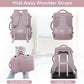 Travel Backpack, Carry on Flight Approved Backpack with Multi-Pockets, TSA Waterproof 17.3inch Laptop Backpack, Personal Item Travel Bag for Men Women, Light Purple