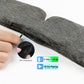 ALASKA BEAR Headphone Cotton Headband Bluetooth 5.2 HD Stereo Noise Reduction Eye Contour Built-in Cotton Sleep Mask with Thin Speakers Wireless Audio Sound Sports Headgear(Cool Gray)