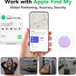 Air Tracker Tags-4 Pack: Smart Bluetooth Tracker, Item Finder Works with Apple Find My (iOS Only) App, Trakcer Tag Locator for Keys, Luggage, Satchel, Backpack etc. (Not for Android Devices)