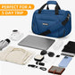 Underseat Carry On Luggage Lightweight Travel Tote Weekender Bag Overnight Duffle Bag for Travel, Travel Essentials Personal Item Travel Bag for Women and Men, Blue-16Inch