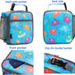 FlowFly Kids Lunch box Insulated Soft Bag Mini Cooler Back to School Thermal Meal Tote Kit for Girls, Boys, Elephant