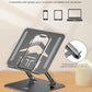 Laptop Stand Adjustable Laptop Holder for Desk, Foldable Laptop Riser Portable Computer Stand Compatible with MacBook, Lenovo, HP and All Laptops up to 15.6 inches Black
