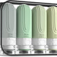 Travel Bottles for Toiletries, Tsa Approved 2oz Travel size Bottles, BPA Free Leak Proof Travels Toiletry Containers, Traveler Accessories with Toiletry Bag for Shampoo Liquid (4 Pack)