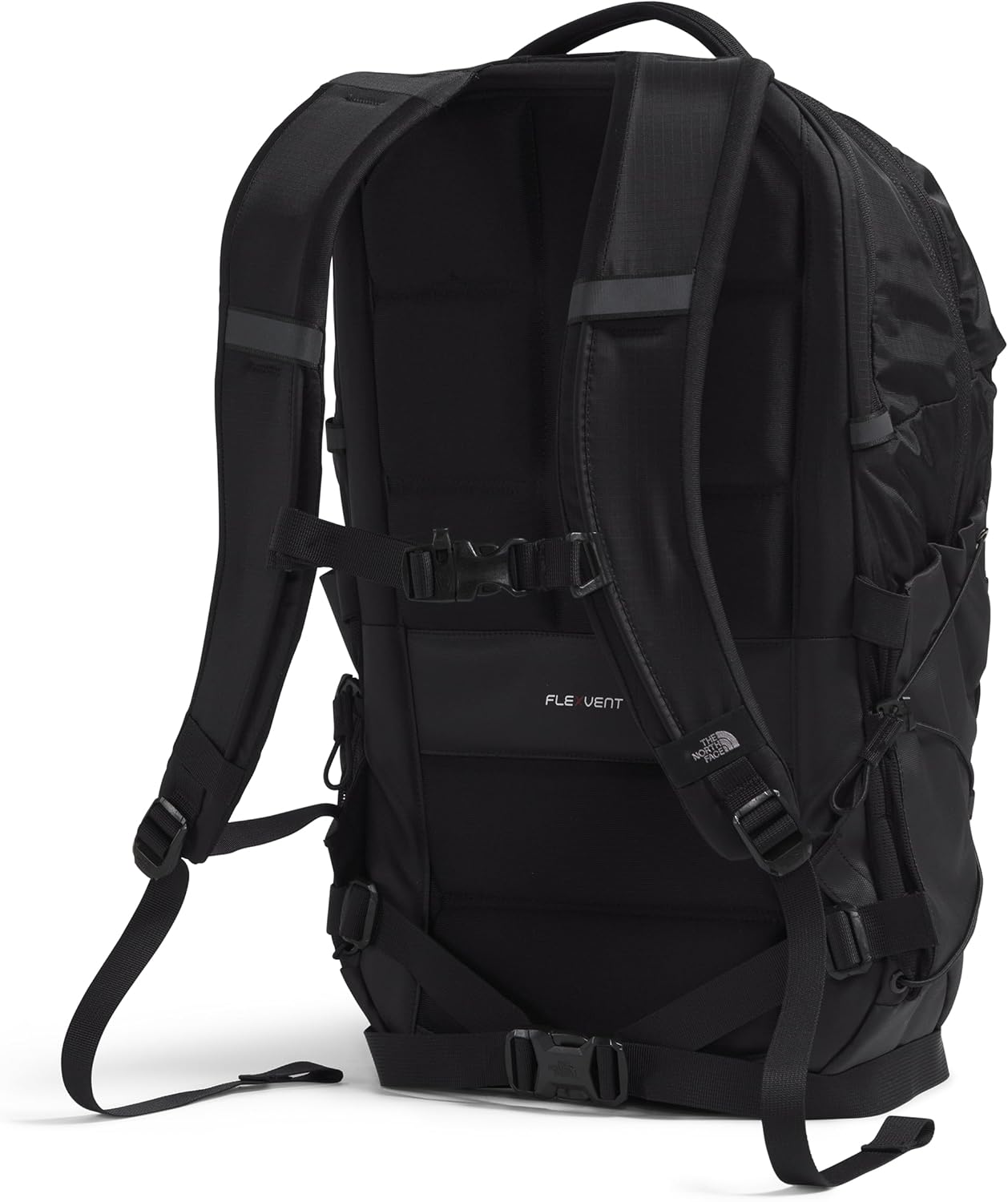 THE NORTH FACE Borealis Commuter Laptop Backpack | Water Repellent Finish, 16" Laptop Sleeve, Large Main Compartment for Everyday Carry, TNF Black U Borealis Patch/TNF White, One Size - Roamly