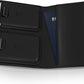 Kings Loot Passport Holder Wallet | RFID Blocking Leather Travel Wallet with Built-in Airtag Holder | Holds 1-6 Cards & Passport | Easy Pull Tab | Travel Wallets (Onyx Black)